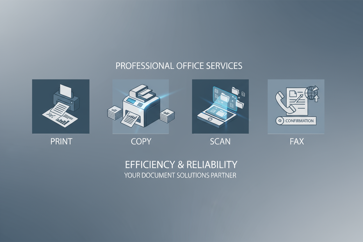 Print. Copy, Scan & Fax