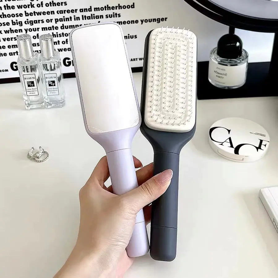 4 In 1 Self-Cleaning Hair Brush
