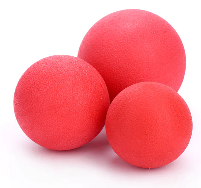 Durable Dog Chew Ball - Solid Rubber Bouncing Toy