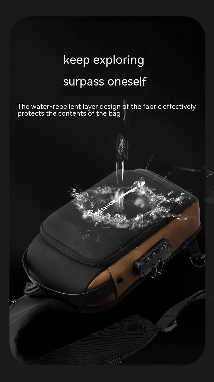 Men's Anti-theft Motorcycle Chest Bag