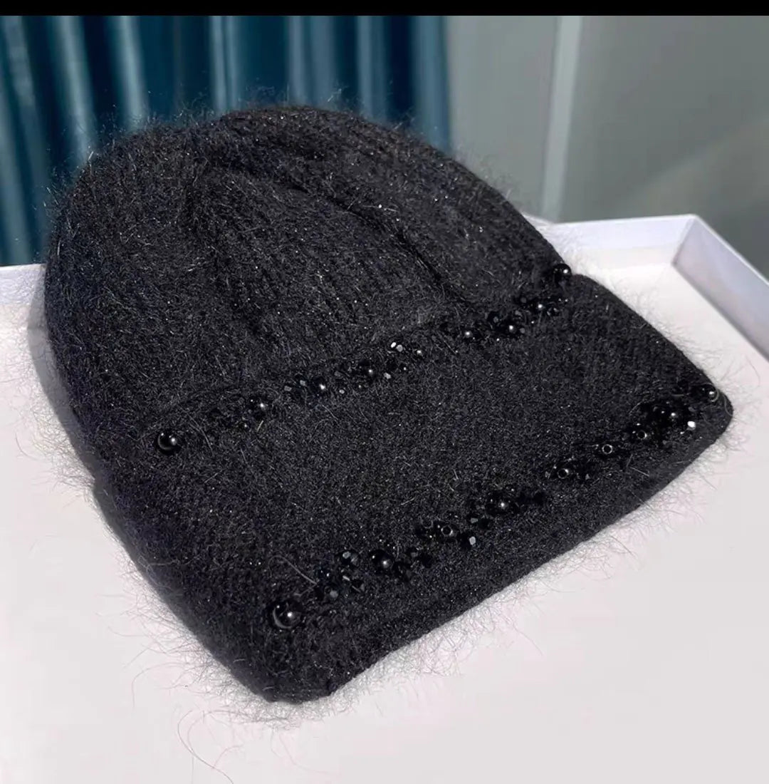 Warm Knitted Wool Hat for Women in Winter