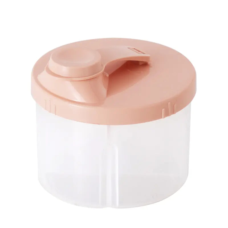Portable Baby Formula Storage Box with Three Compartments