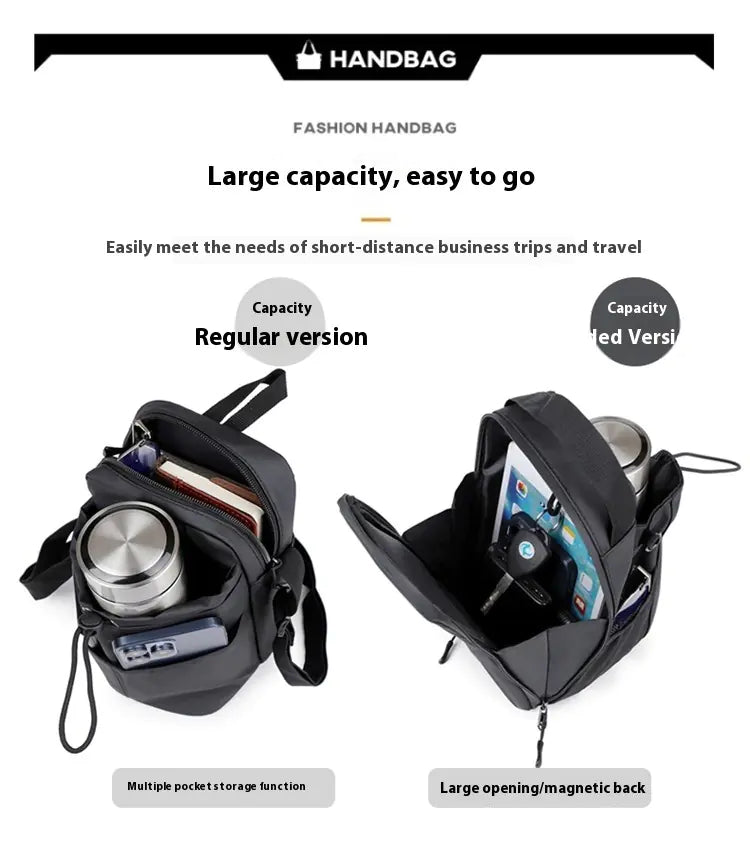 Men's Water Repellent Messenger Bag