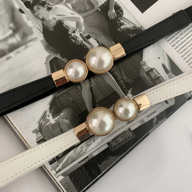 New Pearl Decorative Belt for Women - Versatile and Stylish