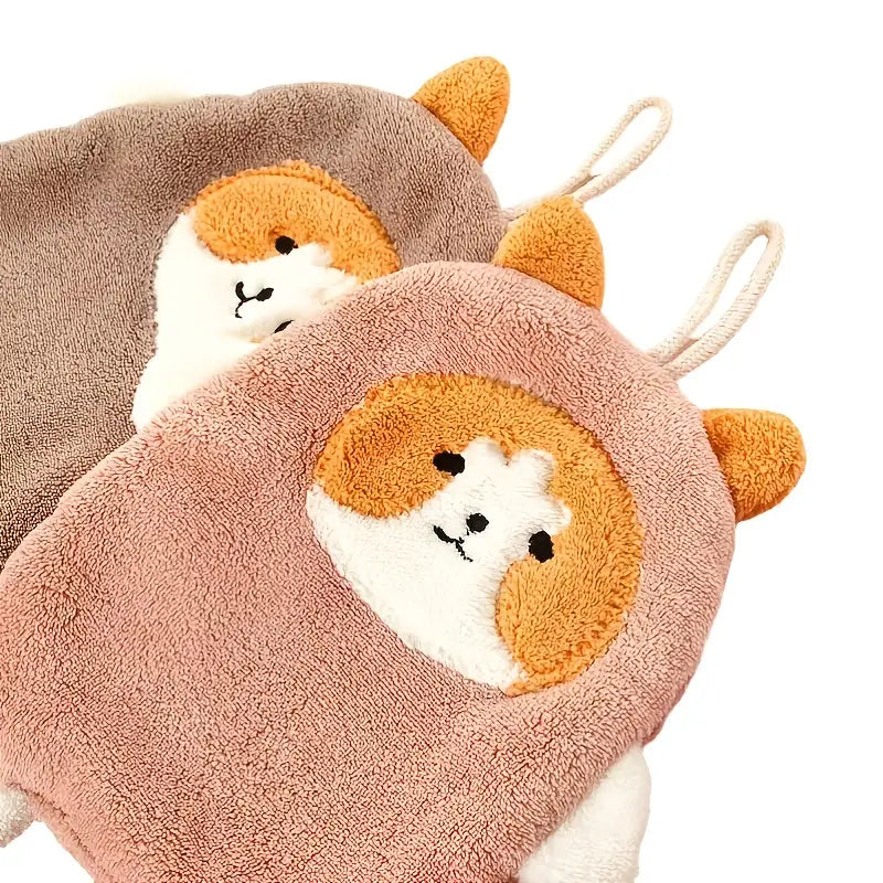 Superfine Gauze Cartoon Flower Handkerchief (1 Piece)