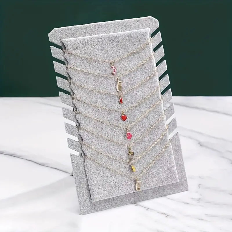 Stylish Freestanding Necklace Storage Rack for Jewelry
