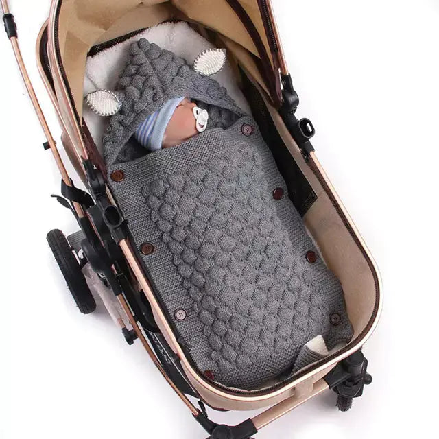 Newborn Baby Swaddle Sleeping Bag for Stroller Use