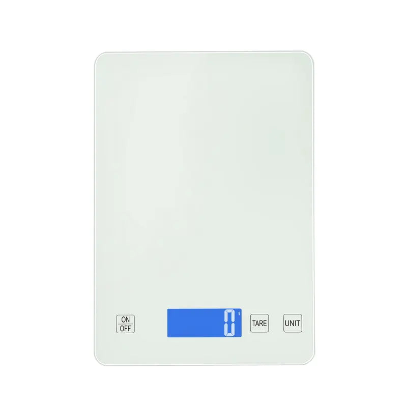 New USB Rechargeable Kitchen Scale with Glass Surface