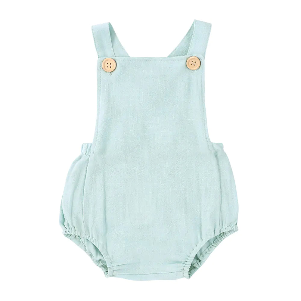 Baby Sleeveless Cotton Jumpsuit