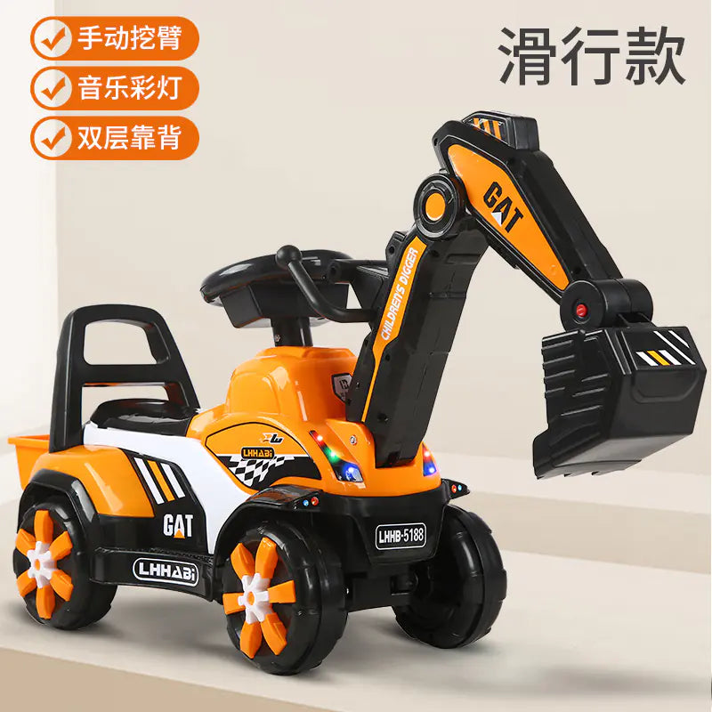 New Electric Excavator Toy for Kids Aged 1-3 Years
