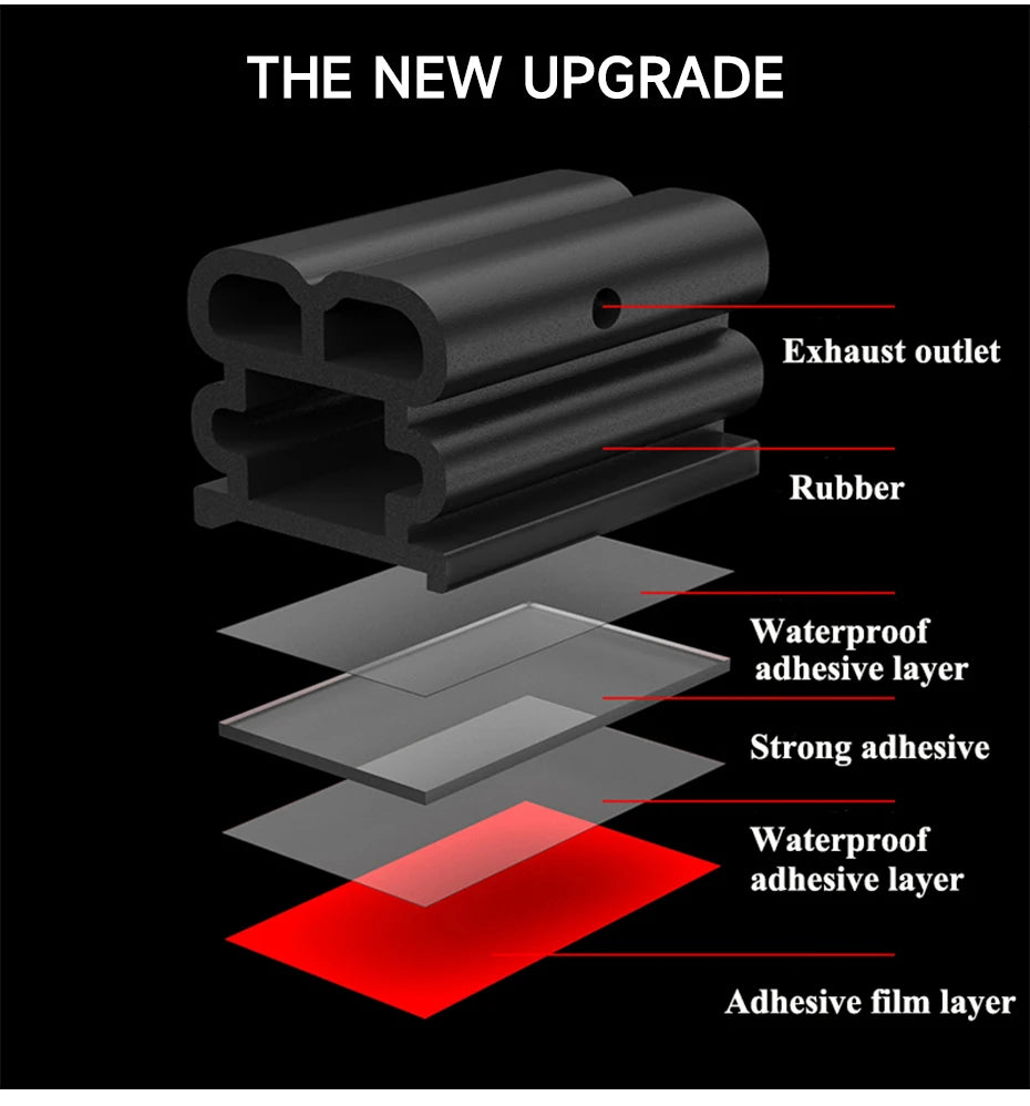 Thick Automotive Door Seal Strip for Noise Reduction