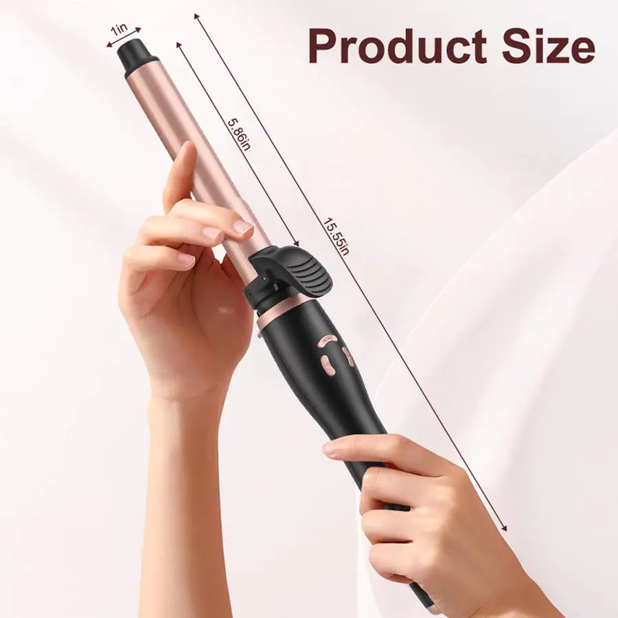 Automatic LCD Curling Iron 25mm Temperature Control