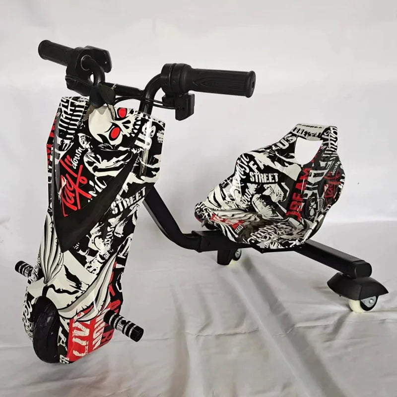 Mini Electric Drift Trike - Ultraman Style 6-Inch