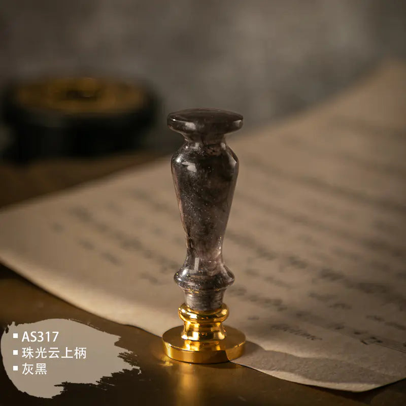 Custom Resin Alloy Wax Seal Handle Set for Magic Academy