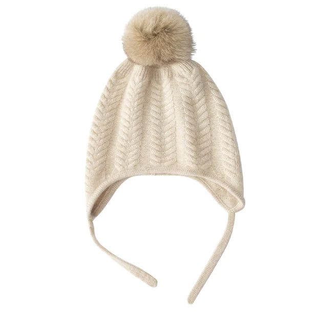 Thick Cashmere Knitted Hat for Autumn and Winter