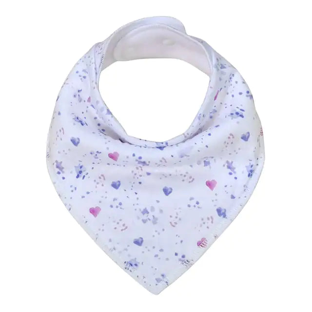 Newborn Feeding Bib - Baby Handkerchief Design