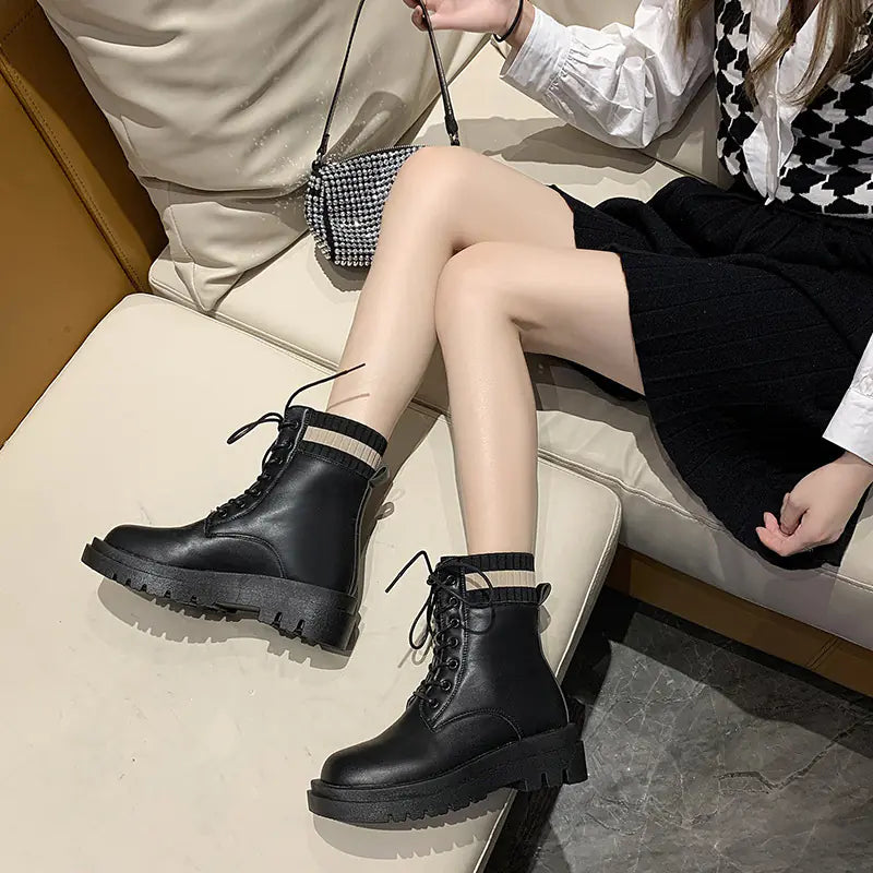 Trendy Chunky Sole Women's Martin Boots for Fall 2020