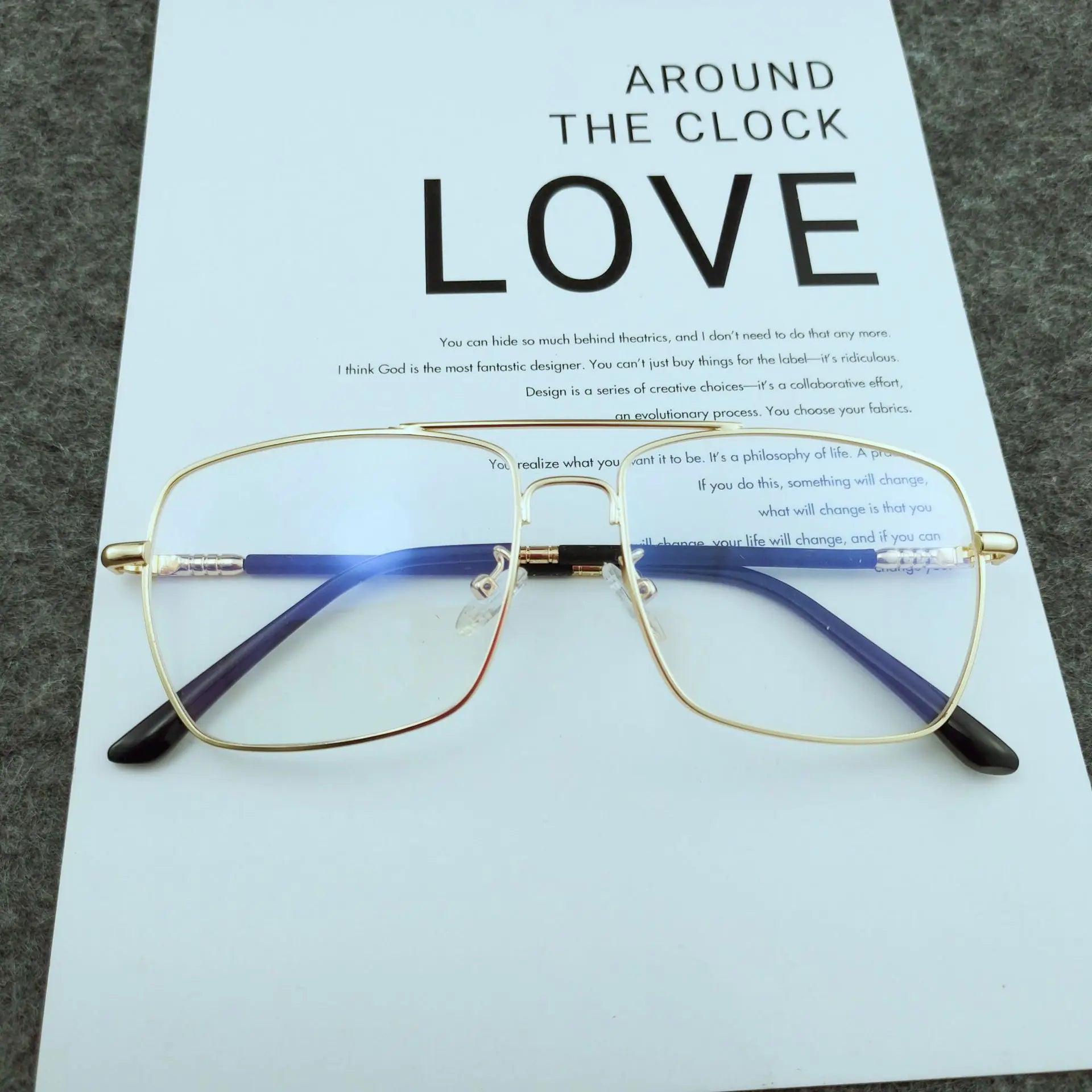 Retro Square Optical Glasses for Men and Women