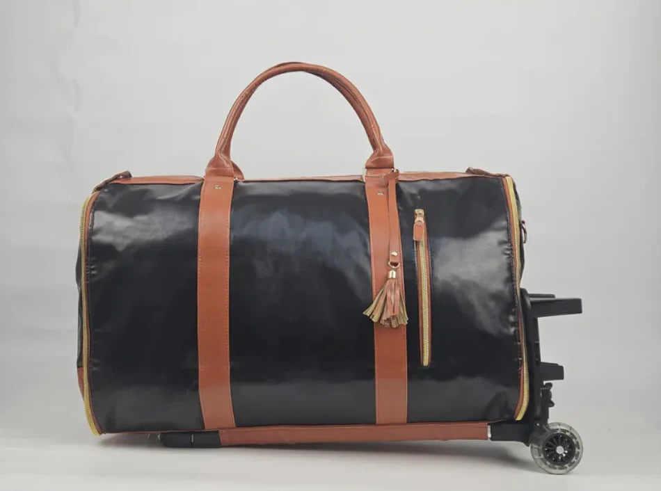 Large Capacity Folding Trolley Travel Bag