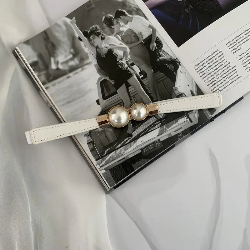 New Pearl Decorative Belt for Women - Versatile and Stylish