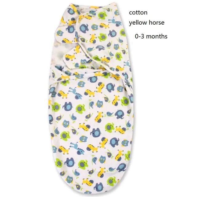 100% Cotton Baby Swaddle Wrap Blanket for Infants