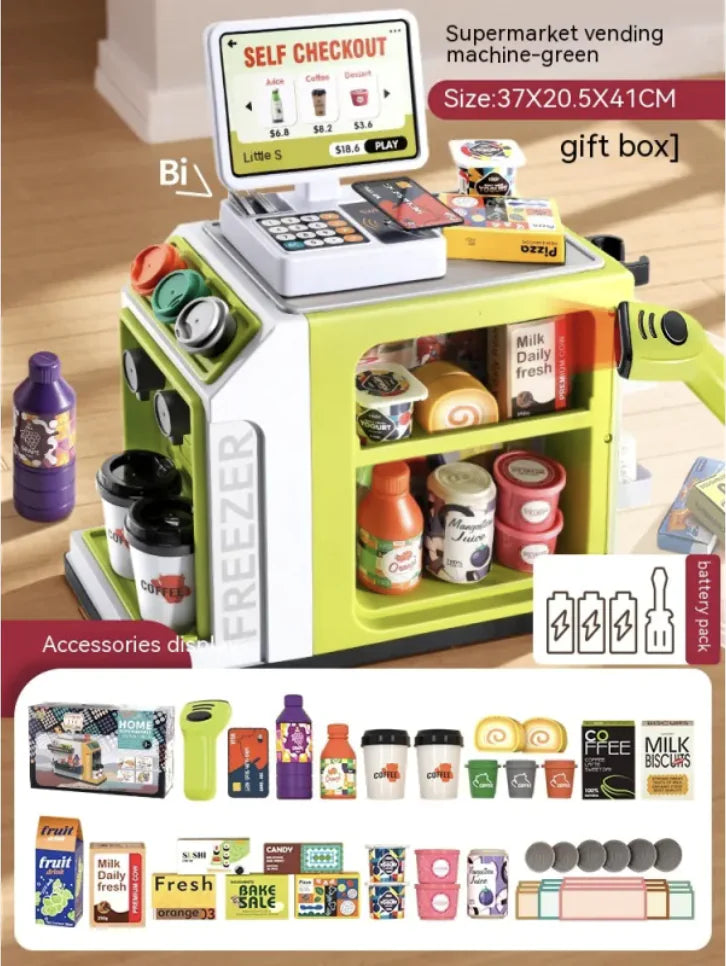 Kids’ Vending Machine & Cash Register Play Set