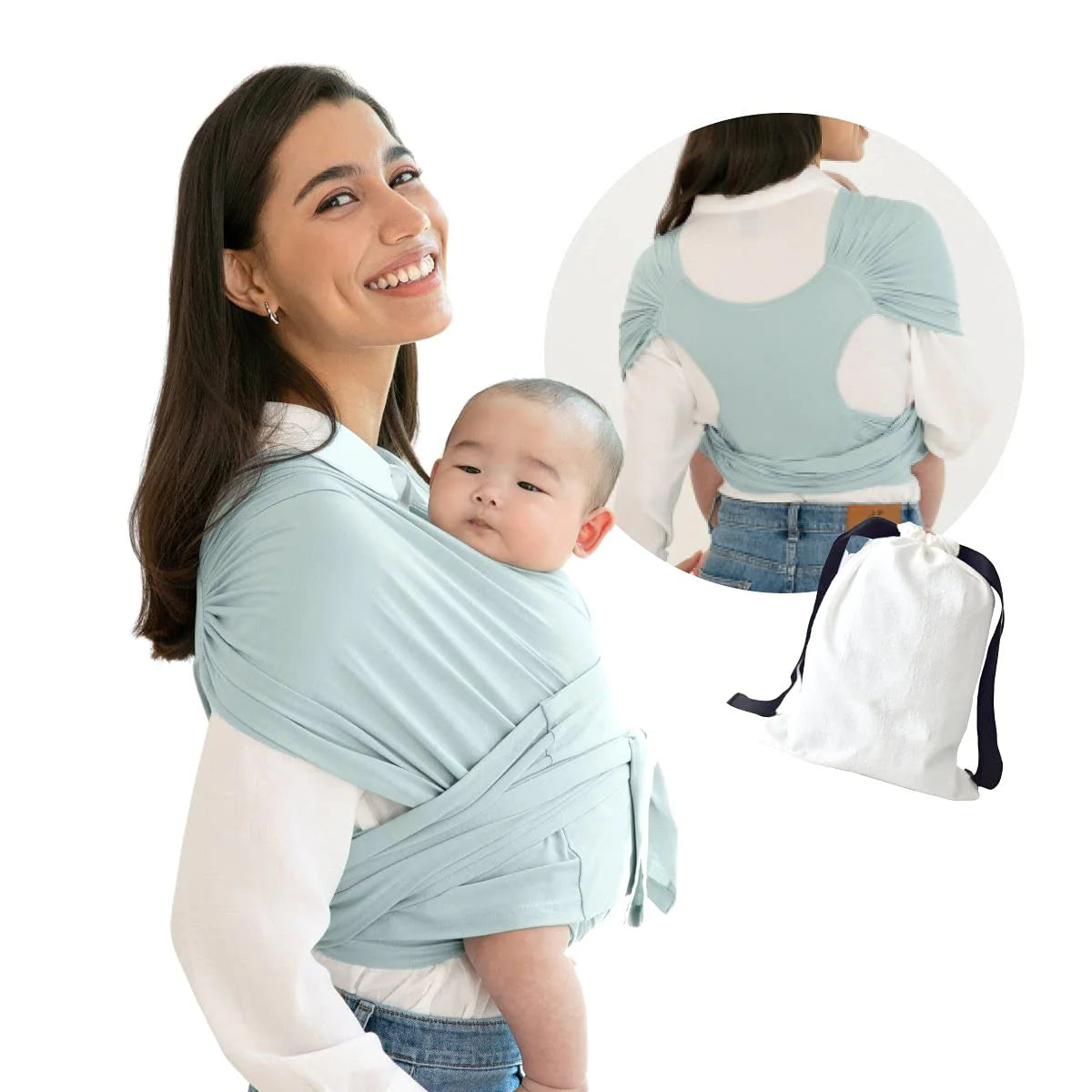 Summer Cotton Cross Simple Baby Carrier