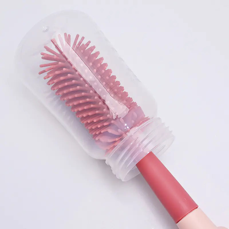 Silicone Bottle Cleaning Brush with Long Handle