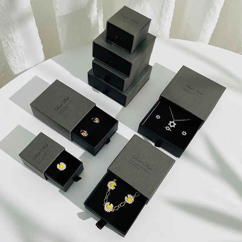 Jewelry Gift Box for Necklaces, Rings, Earrings Storage