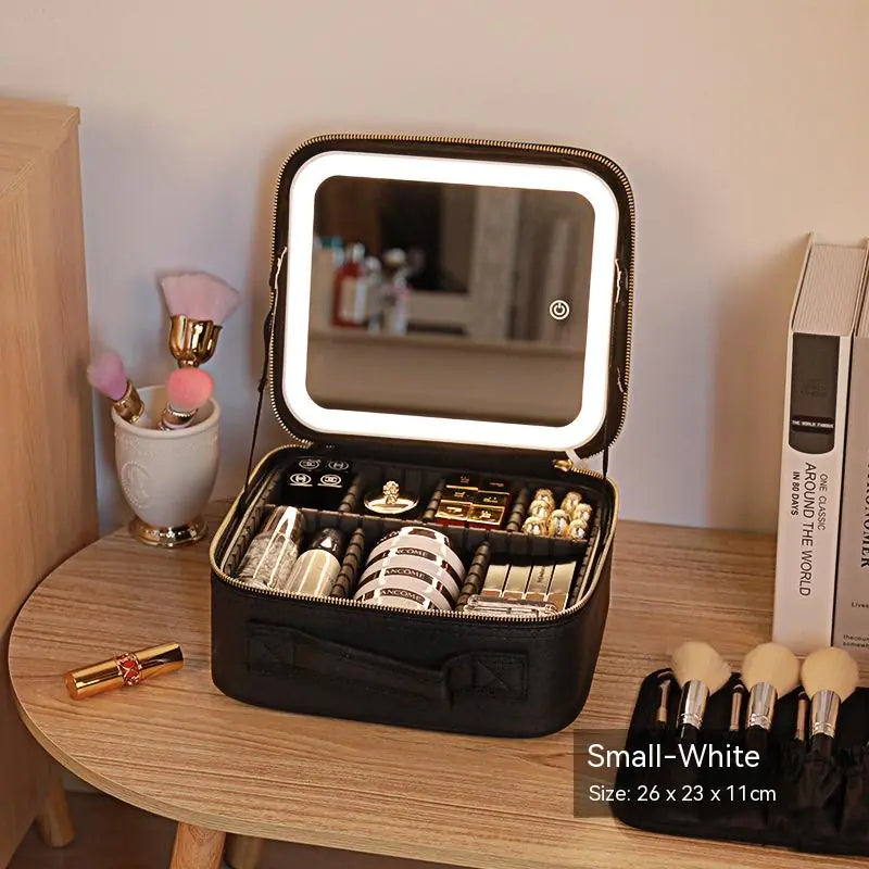 LED Lighted Cosmetic Bag