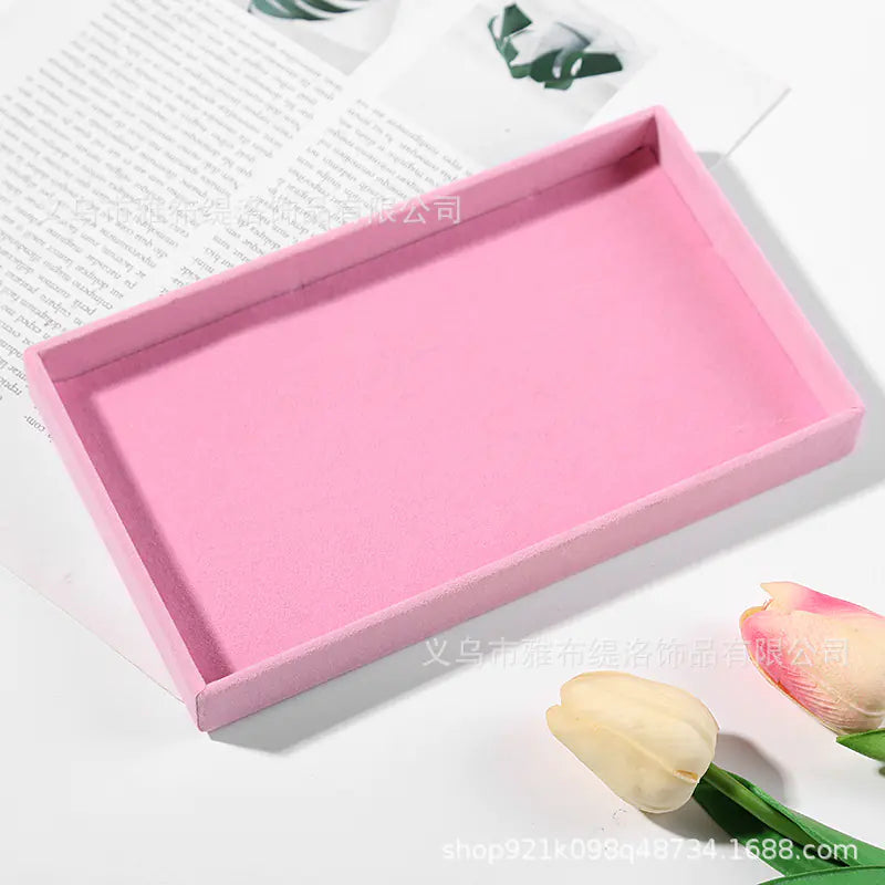 Jewelry Box for Rings and Earrings with Velvet Tray
