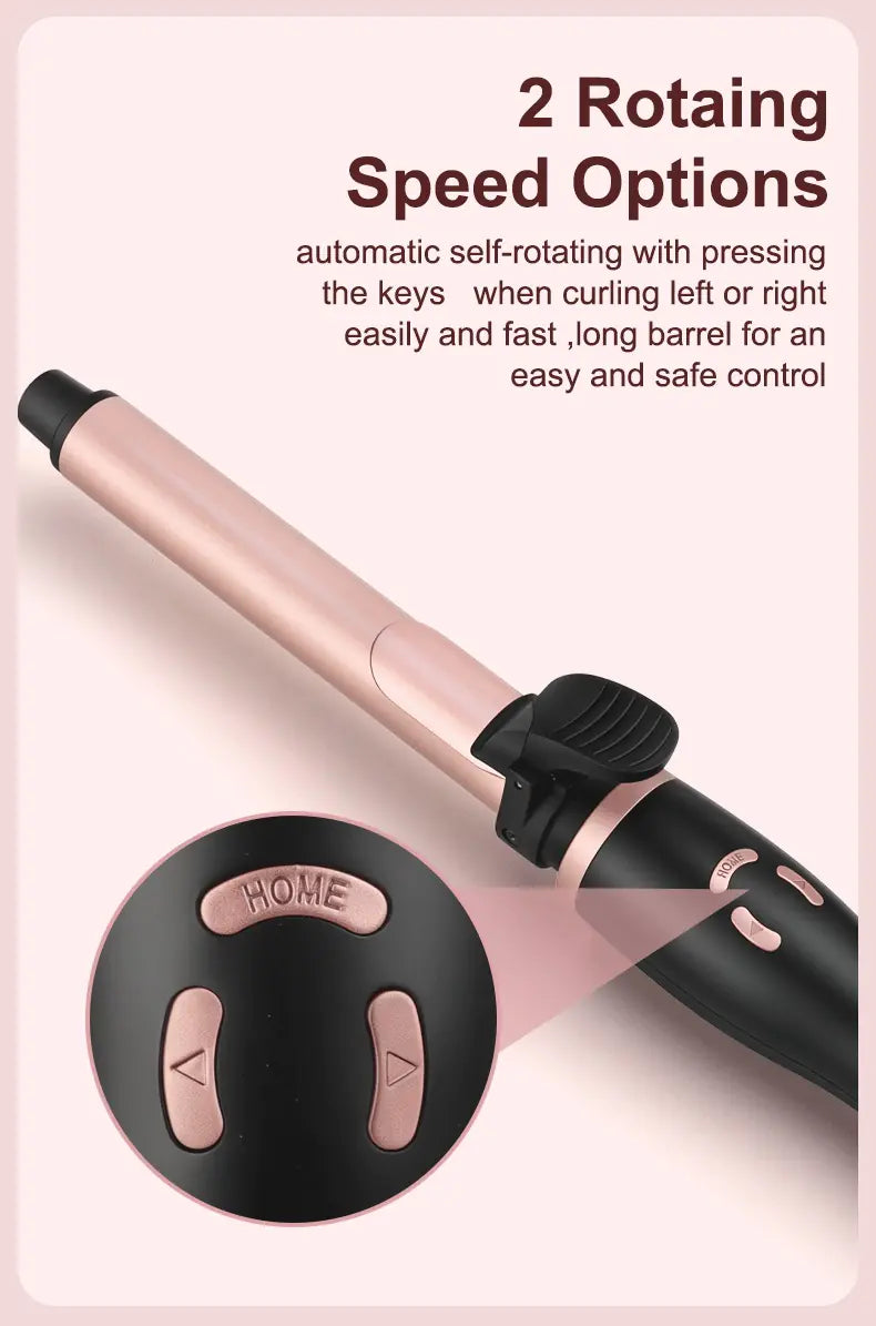 Automatic LCD Curling Iron 25mm Temperature Control