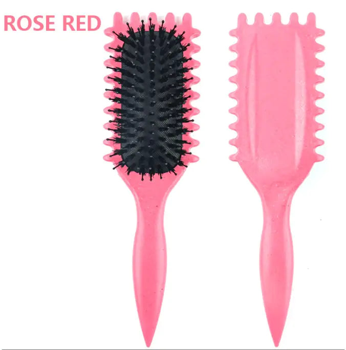 Bounce Shape Round Hairdressing Comb