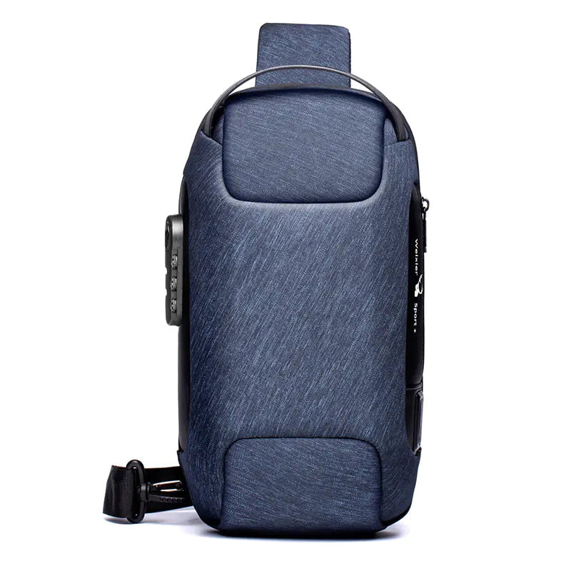Men's Anti-Theft USB Chest Bag