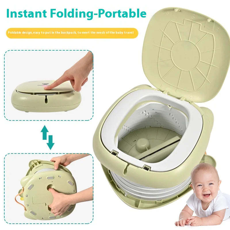 Cartoon Foldable Portable Children's Toilet – Travel & Outdoor Potty Seat