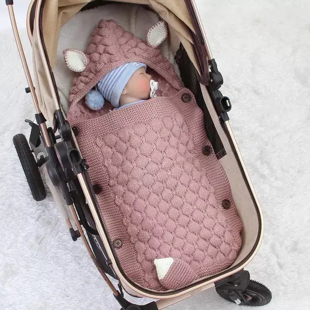 Newborn Baby Swaddle Sleeping Bag for Stroller Use