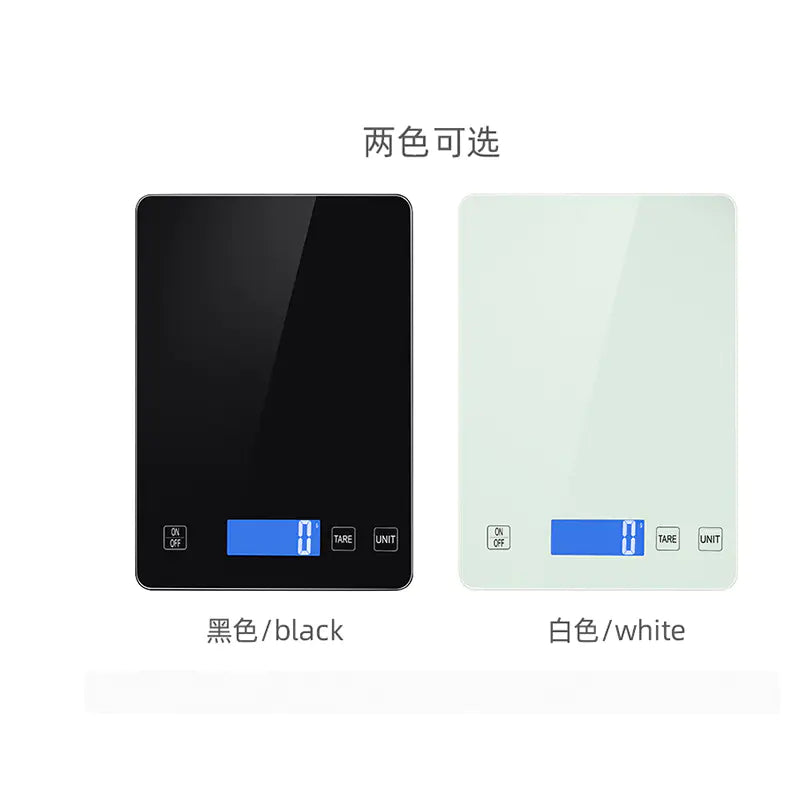 New USB Rechargeable Kitchen Scale with Glass Surface