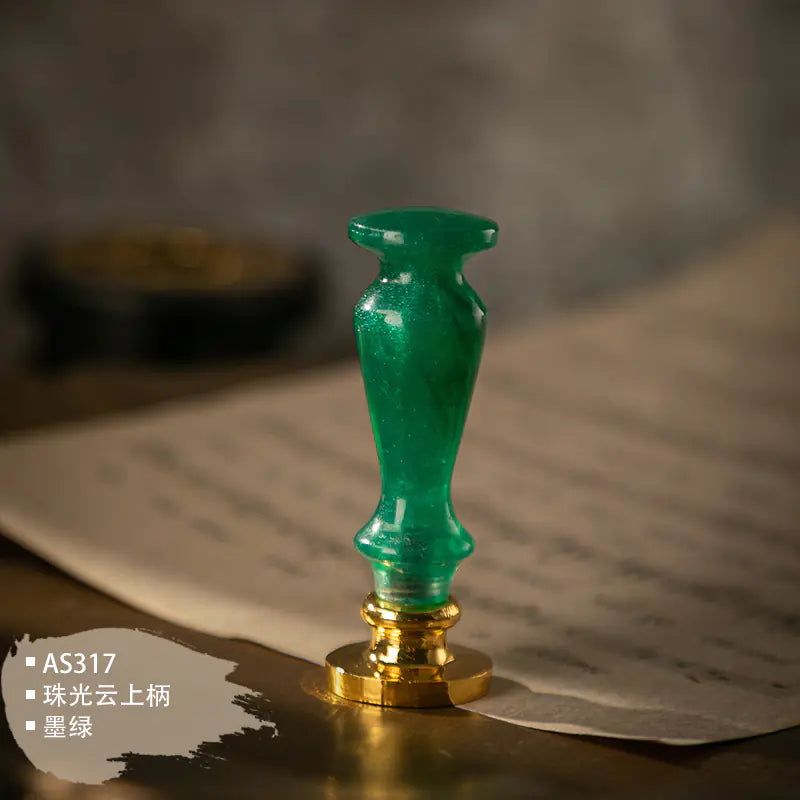 Custom Resin Alloy Wax Seal Handle Set for Magic Academy