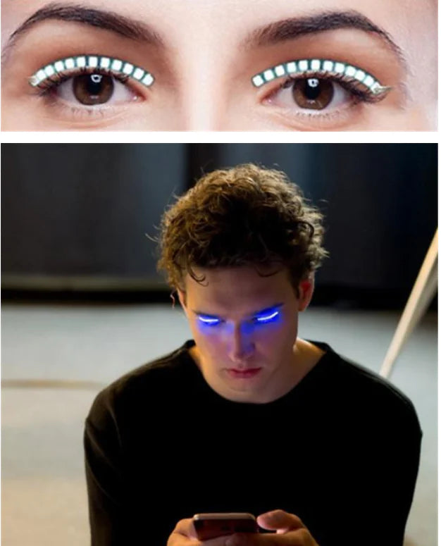 LED Eyelash Light for Cosplay and Halloween Decor