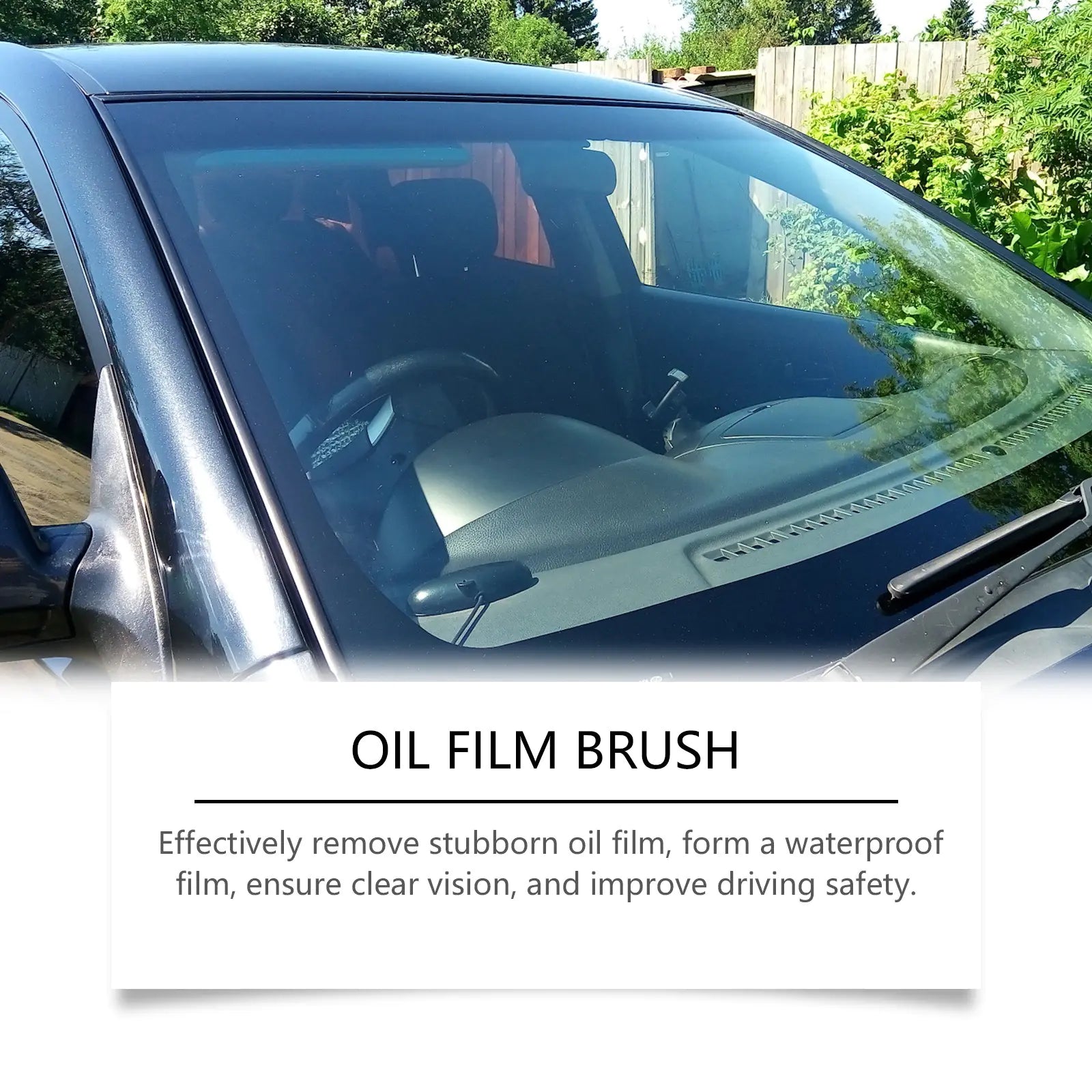 Car Oil Film Cleaning Brush Set