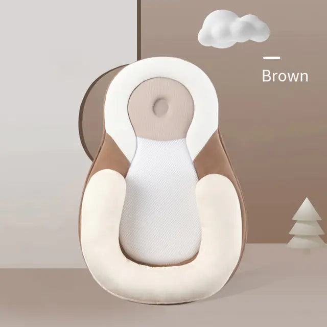 Newborn Anti-Roll Shaped Pillow for Head Correction