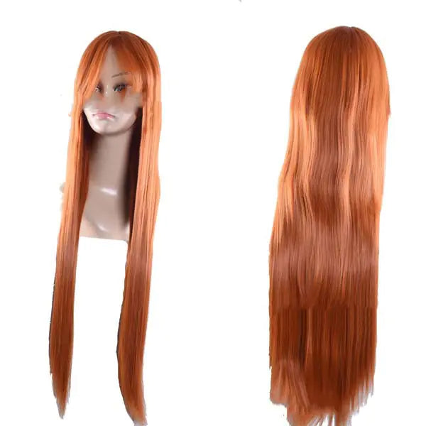 Long Straight Anime Wig with Natural Look