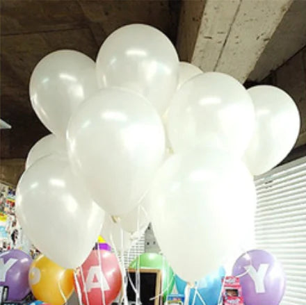 1.2g Pearl Thick 10-Inch Round Wedding Balloons