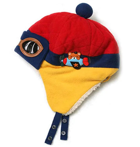 Winter Hipsters for Boys and Girls with Fluffy Earmuffs