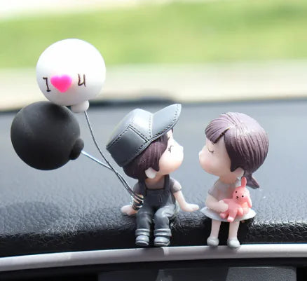 Decorative Ornaments For Couples In Car