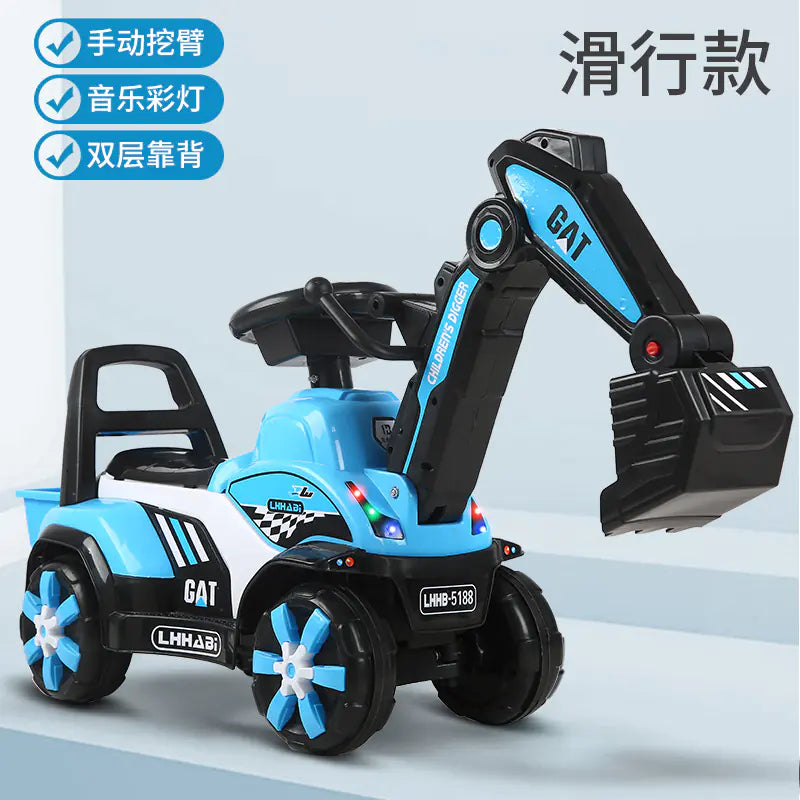 New Electric Excavator Toy for Kids Aged 1-3 Years