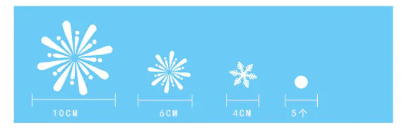 Christmas Static Window Stickers - Snowflakes & Santa Decor