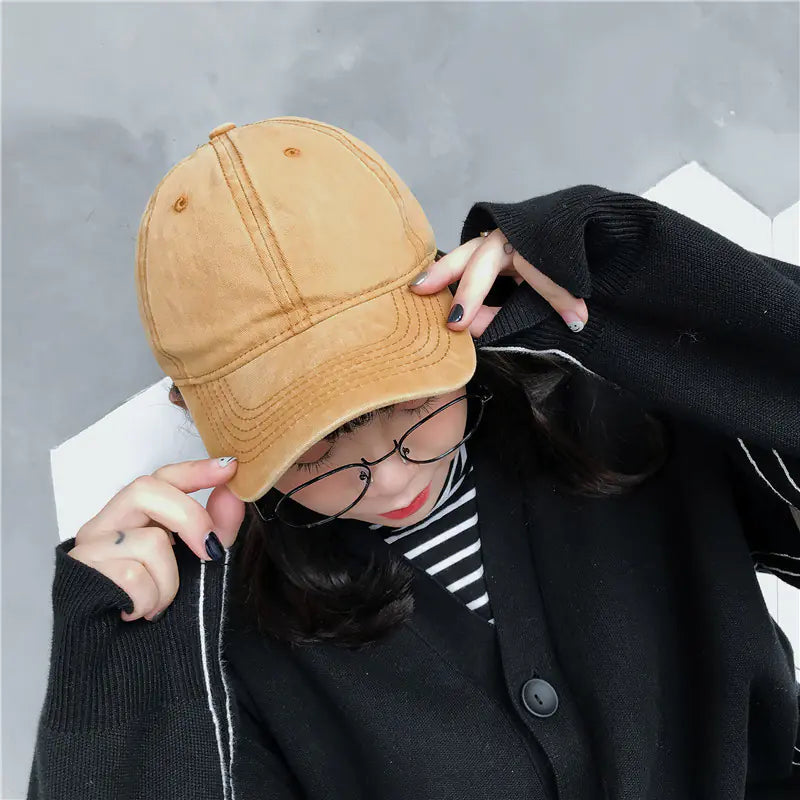 Vintage Duckbill Cap, Baseball Hat (One Size)