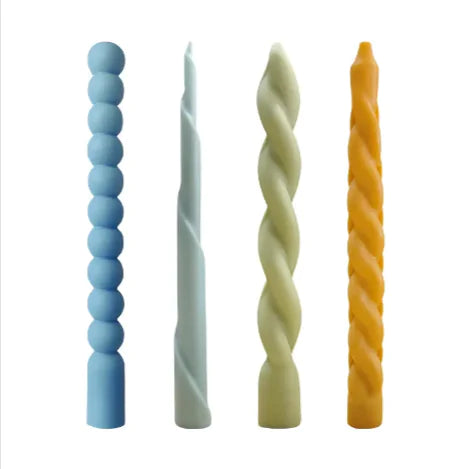 Threaded Silicone Mold for Candles & Holders