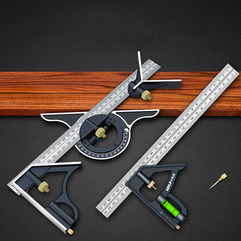Stainless Steel Adjustable Combination Square Ruler